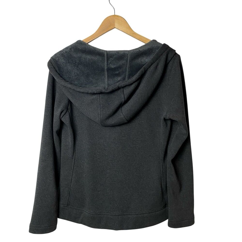 UGG Fleece Lined Full Zip Hoodie Dark Gray Women’s S Soft Cozy Sweatshirt Pocket - Picture 2 of 8